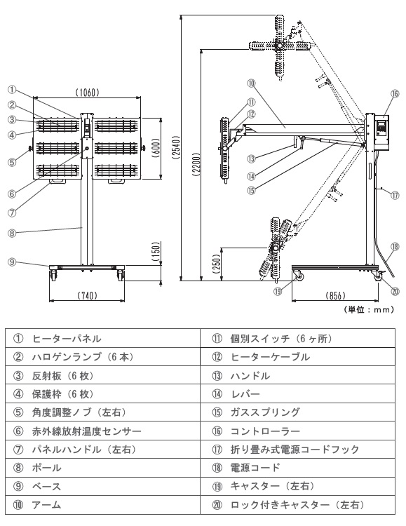 SIR-6624寸法図